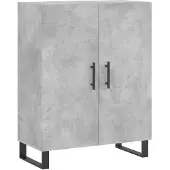vidaXL Sideboard Betongrau 69,5x34x90 cm Holzwerkstoff