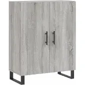 vidaXL Sideboard Grau Sonoma 69,5x34x90 cm Holzwerkstoff