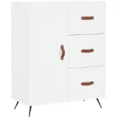 vidaXL Sideboard Weiß 69,5x34x90 cm Holzwerkstoff