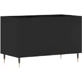 vidaXL Plattenschrank Schwarz 74,5x38x48 cm Holzwerkstoff