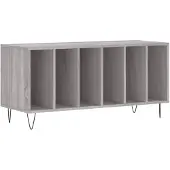 vidaXL Plattenschrank Grau Sonoma 100x38x48 cm Holzwerkstoff