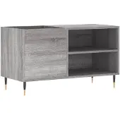 vidaXL Plattenschrank Grau Sonoma 85x38x48 cm Holzwerkstoff