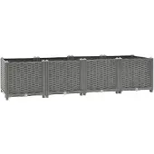 vidaXL Hochbeet 160x40x38 cm Polypropylen
