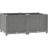 vidaXL Hochbeet 80x40x38 cm Polypropylen