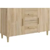 vidaXL Sideboard Sonoma-Eiche 100x36x60 cm Holzwerkstoff