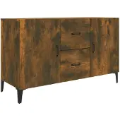 vidaXL Sideboard Räuchereiche 100x36x60 cm Holzwerkstoff