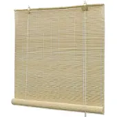 vidaXL Bambusrollo 140x220 cm Natur