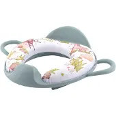 Lorelli Toilettensitz Rckenlehne Handgriff gepolstert, Spritzschutz, Kunststoff dunkelgrn