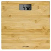 Cecotec Surface Precision 9300 Healthy, Elektronische Personenwaage, 180 kg, 100 g, Bambus, Quadratisch, Bambus