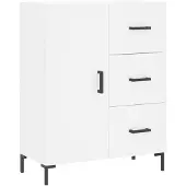vidaXL Sideboard Weiß 69,5x34x90 cm Holzwerkstoff