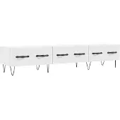 vidaXL TV-Schrank Weiß 150x36x30 cm Holzwerkstoff