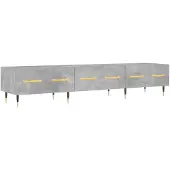 vidaXL TV-Schrank Betongrau 150x36x30 cm Holzwerkstoff