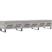 vidaXL TV-Schrank Grau Sonoma 150x36x30 cm Holzwerkstoff
