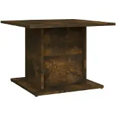 vidaXL Couchtisch Räuchereiche 55,5x55,5x40 cm Holzwerkstoff