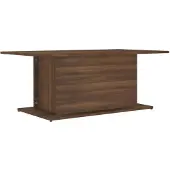 vidaXL Couchtisch Braun Eiche 102x55,5x40 cm Holzwerkstoff