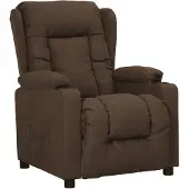 vidaXL Relaxsessel Braun Stoff