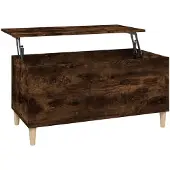 vidaXL Couchtisch Räuchereiche 90x44,5x45 cm Holzwerkstoff