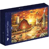 Blue Bird Puzzle Chuck Pinson Honey Drip Farm 3000 Teile Landschaft
