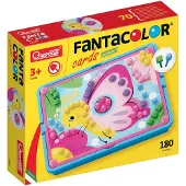Quercetti Nadelmosaik - Fantacolor - 180 Teile - 0861 - - One Size - Kreatives Spielset