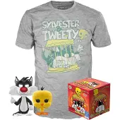 Funko POP! Sylvester und Tweety T-Shirt mit POP! - Looney Tunes : XL Größe: XL