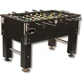 Winsport Bandito, Tischfußball Kickertisch "Profi-Soccer DeLuxe", schwarz, Standardstangen (ST)