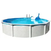 Steinbach , Stahlwand Swimming Pool Set "Grande rund", Ø 549 x 135 cm, ohne Zubehörset