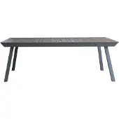 Gardissimo ausziehbarer Aluminium-Gartentisch / Ausziehtisch "Eterno" anthrazit 172 / 243 x 100 cm (L x B)