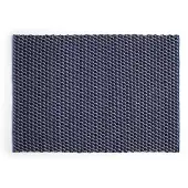 HAY Channel Teppich 140x200 Blue/White - , Blau, Stoff / Textil