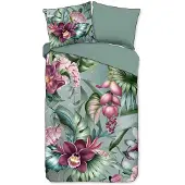 Muller Textil Descanso Bettwäsche "Allison" - Multi - (140x220 cm) - 100% Bio Baumwolle