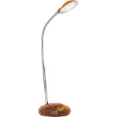 Brilliant LED Tischleuchte Timmi | zeitlose Bürolampe | Kunststoff/Metall | orange | Individuell einstellbar