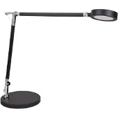 MAUL LED Tischleuchte MAULgrace, Touch-Dimmer 4-fach, mit Aluminium-Doppelarm, 300 lm, schwarz