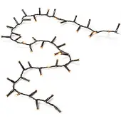 Konstsmide LED Büschellichterkette 13,18 m + Zuleitungslänge 3 m 600 Micro LEDs Lichtfarbe bernstein