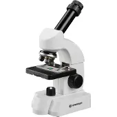 Bresser Junior 40-640x Mikroskop mit smartem Zubehör mit QR-Code für zusätzliche Informationen