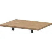 4 Seasons Outdoor Metropolitan Kaffee-Tisch, Teak-Lattung 120x90x18 cm.