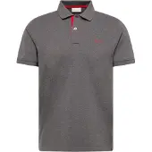 Gant Poloshirt Herren Contrast Pique Polo Antracit Melange-XXXXXL