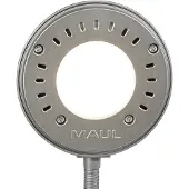 MAUL Tischleuchte MAULarc LED 3.000 K Standfuß silber
