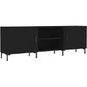 vidaXL TV-Schrank Schwarz 150x30x50 cm Holzwerkstoff