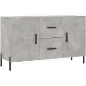vidaXL Sideboard Betongrau 100x36x60 cm Holzwerkstoff
