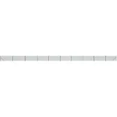 vidaXL Maschendrahtzaun mit Bodenflansch Grün 1,1x25 m