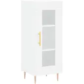 vidaXL Sideboard Weiß 34,5x34x90 cm Holzwerkstoff