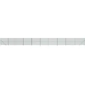 vidaXL Maschendrahtzaun mit Bodenhülsen Grün 1,8x25 m