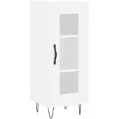 vidaXL Sideboard Weiß 34,5x34x90 cm Holzwerkstoff