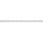 vidaXL Maschendrahtzaun mit Bodenhülsen Grün 0,8x25 m