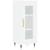 vidaXL Sideboard Weiß 34,5x34x90 cm Holzwerkstoff