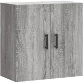 vidaXL Wandschrank Grau Sonoma 60x31x60 cm Holzwerkstoff