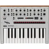 Korg monologue, Analoger Synthesizer, Silber, OLED, AC, Akku, AA, 8 h
