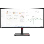 Lenovo ThinkVision T34w-30, 86,4 cm (34"), 3440 x 1440 Pixel, Wide Quad HD, LED, 6 ms, Schwarz