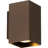 QAZQA Moderne Wandleuchte dunkelbronze quadratisch - Sandy