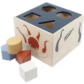 Sebra Steckspiel - Holz - Zehen/Bauarbeiter - - One Size - Steckspiele