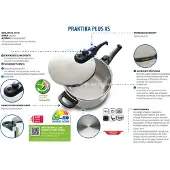 Elo Stahlwaren Praktika Plus XS, 2,7 l, Rund, Edelstahl, Edelstahl, Schwarz, Edelstahl